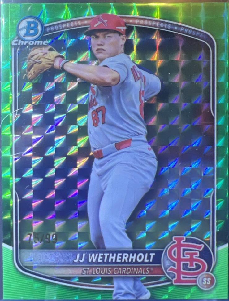 JJ Wetherholt [Green Geometric] #BDC-145