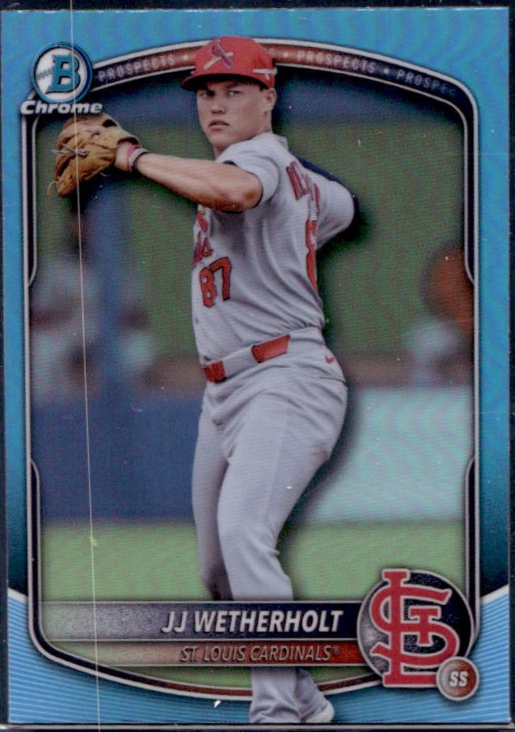 JJ Wetherholt [Sky Blue Refractor] #BDC-145