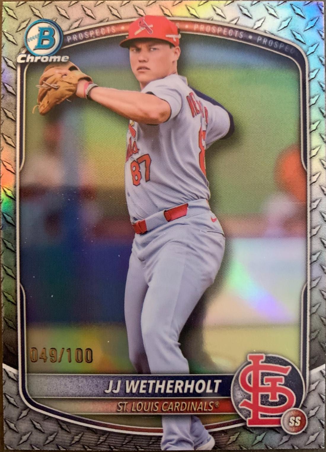 JJ Wetherholt [Steel Metal Refractor] #BDC-145