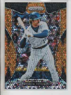 Robin Yount [Neon Orange Donut Circles Prizm] #216