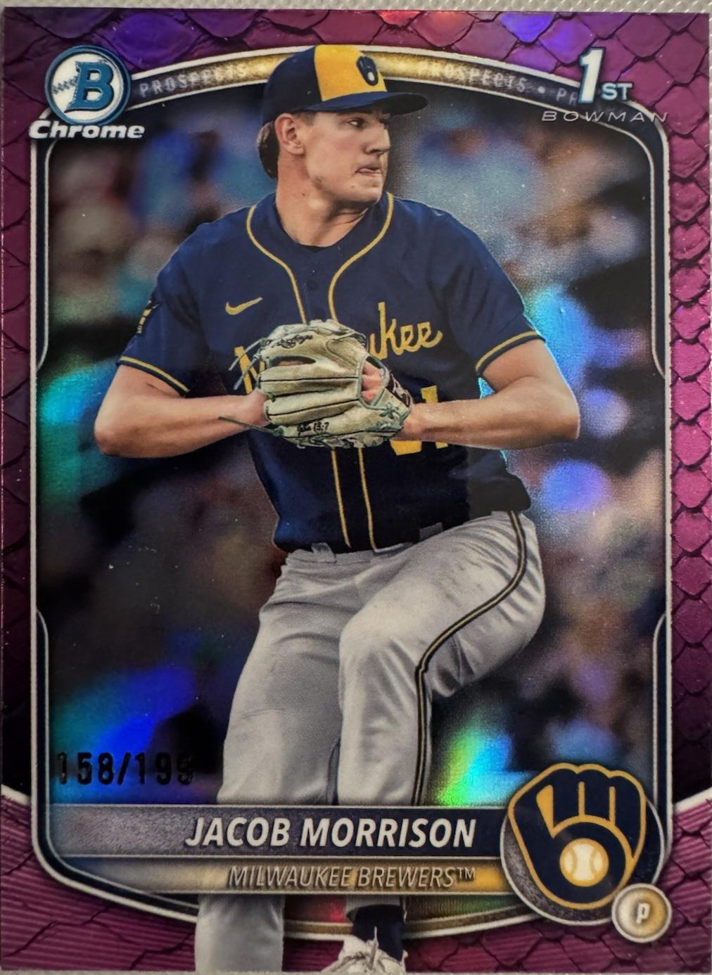 Jacob Morrison [Fuchsia Reptilian Refractor] #BDC-42