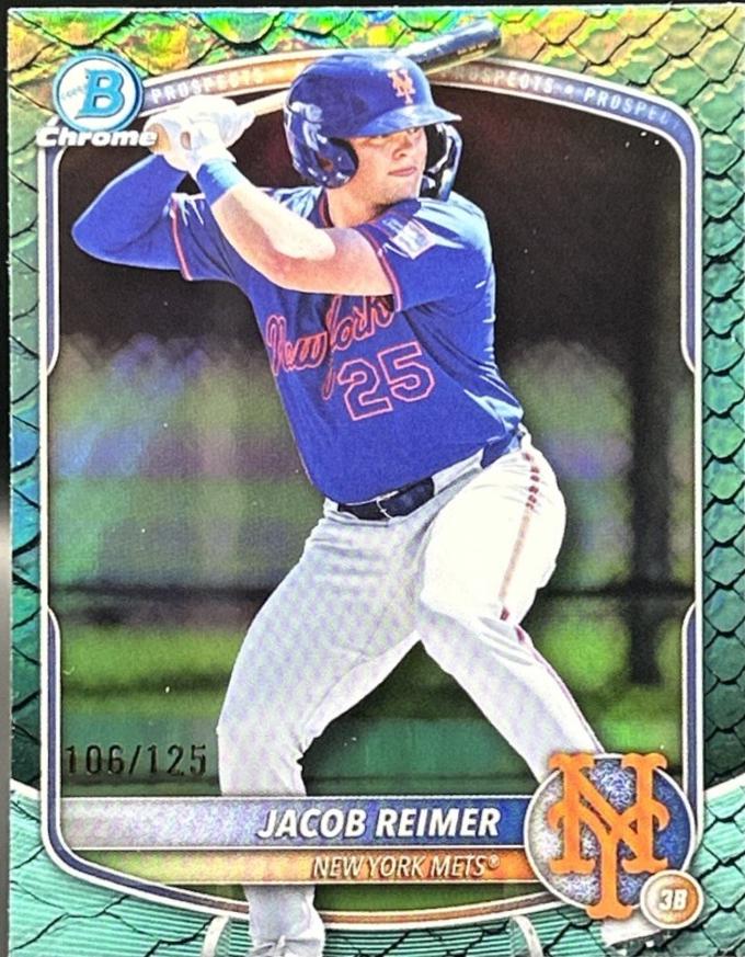 Jacob Reimer [Aqua Reptilian Refractor] #BDC-188