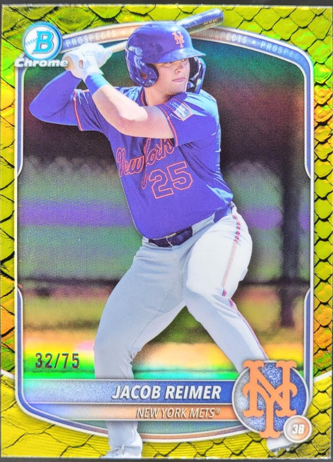 Jacob Reimer [Yellow Reptilian Refractor] #BDC-188