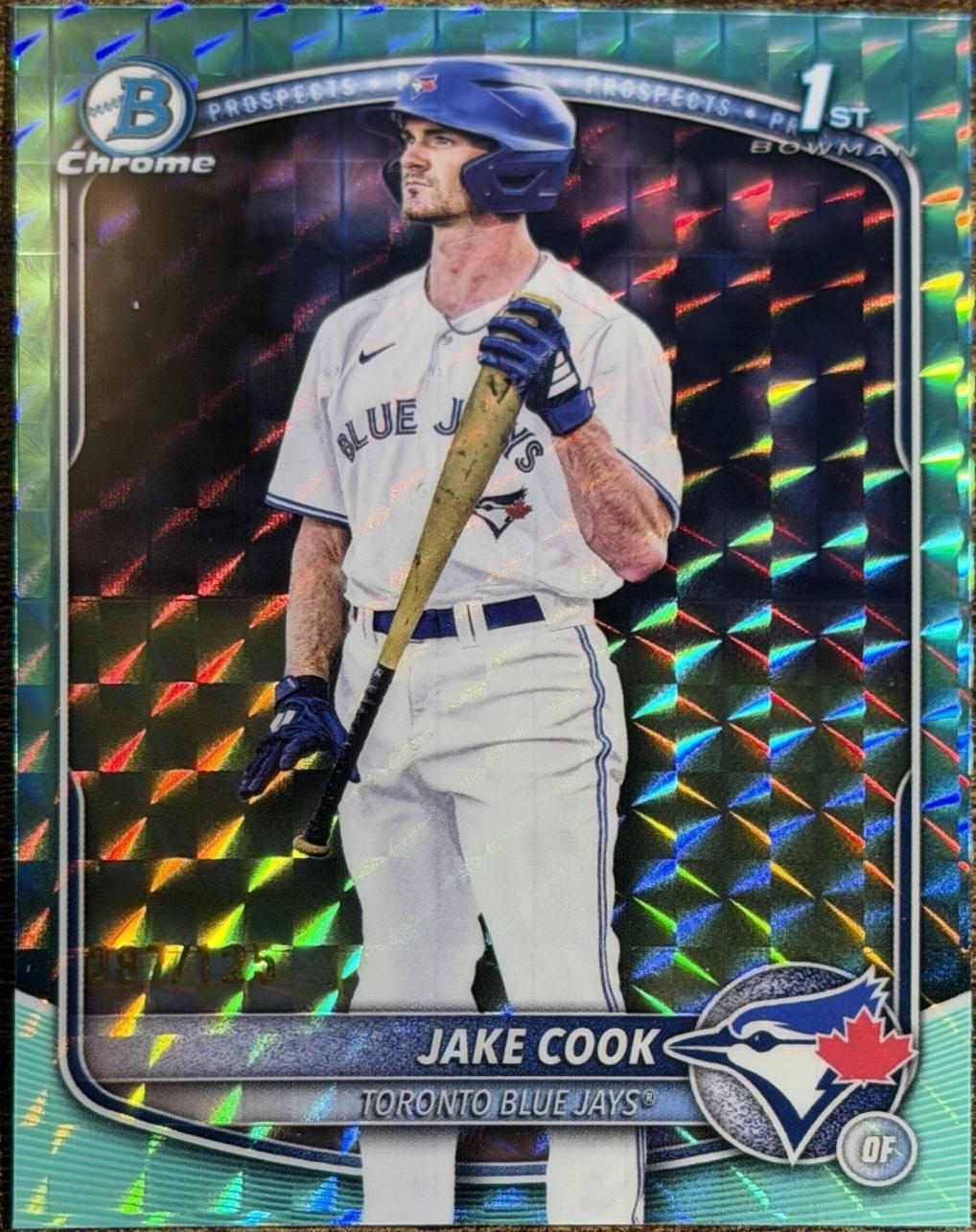 Jake Cook [Aqua Reptilian Refractor] #BDC-97