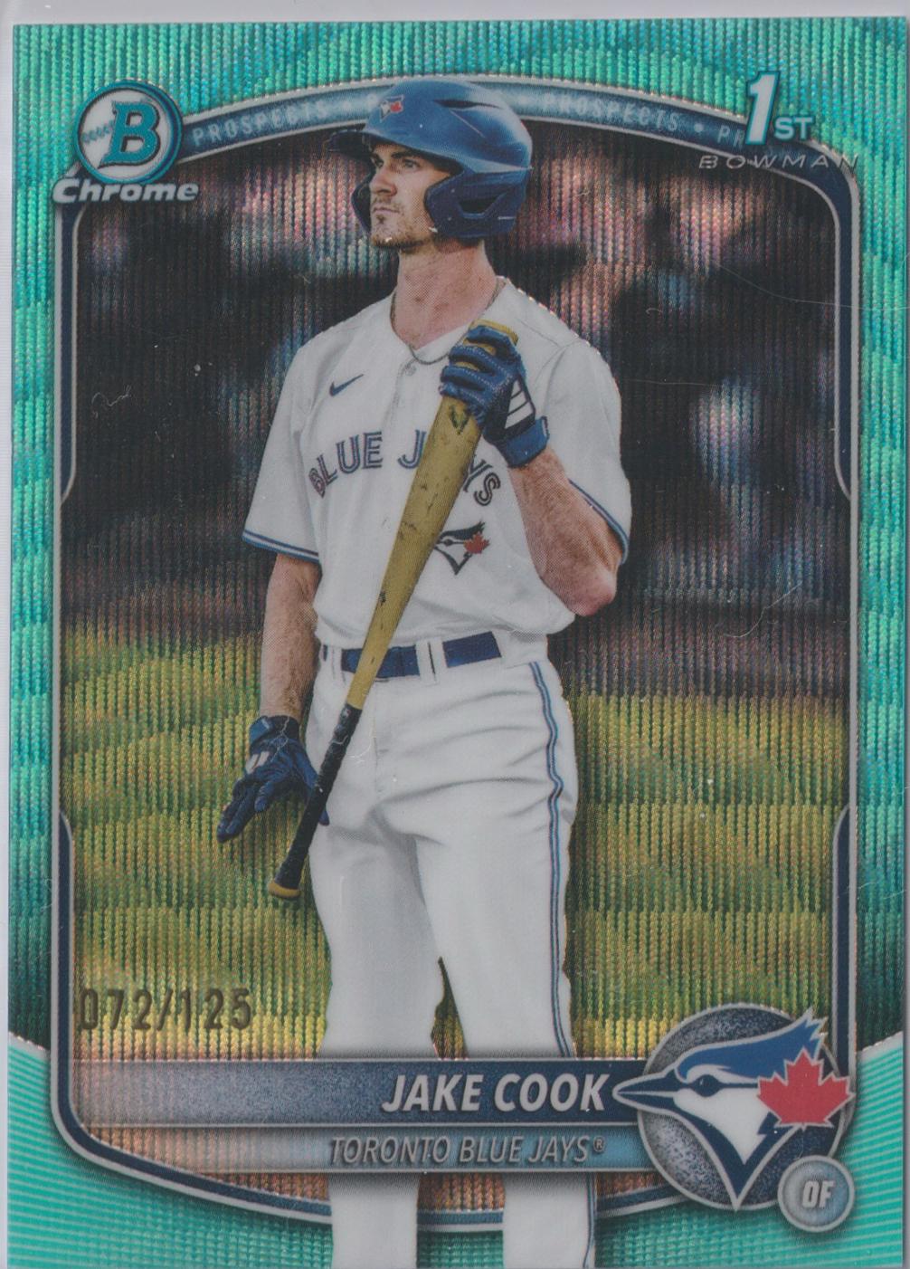 Jake Cook [Aqua Wave Refractor] #BDC-97