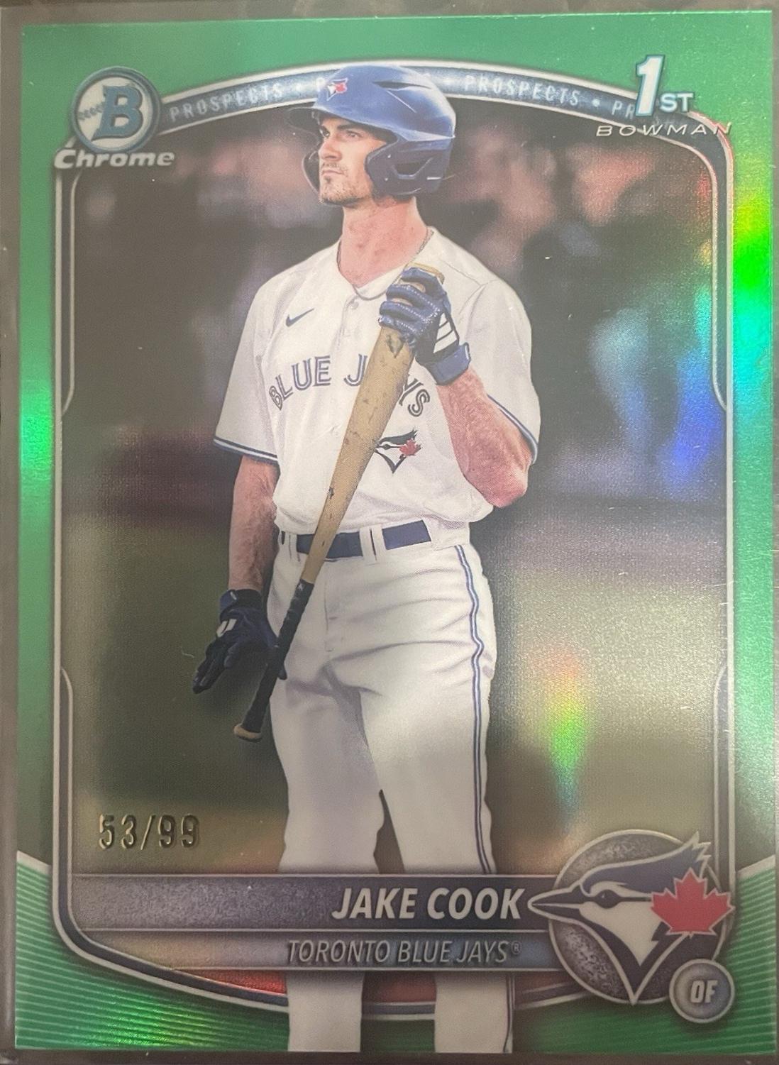 Jake Cook [Green Refractor] #BDC-97