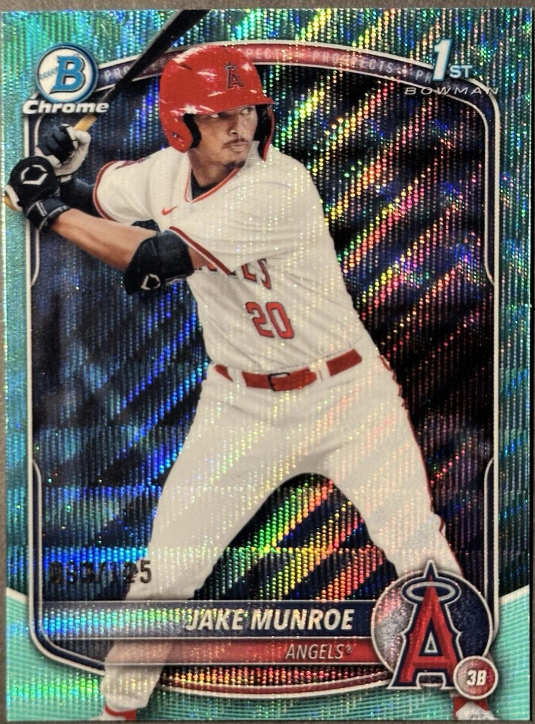 Jake Munroe [Aqua Wave Refractor] #BDC-128