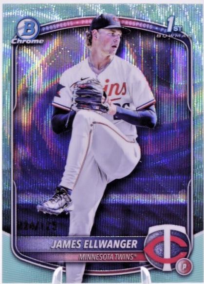 James Ellwanger [Aqua Wave Refractor] #BDC-164