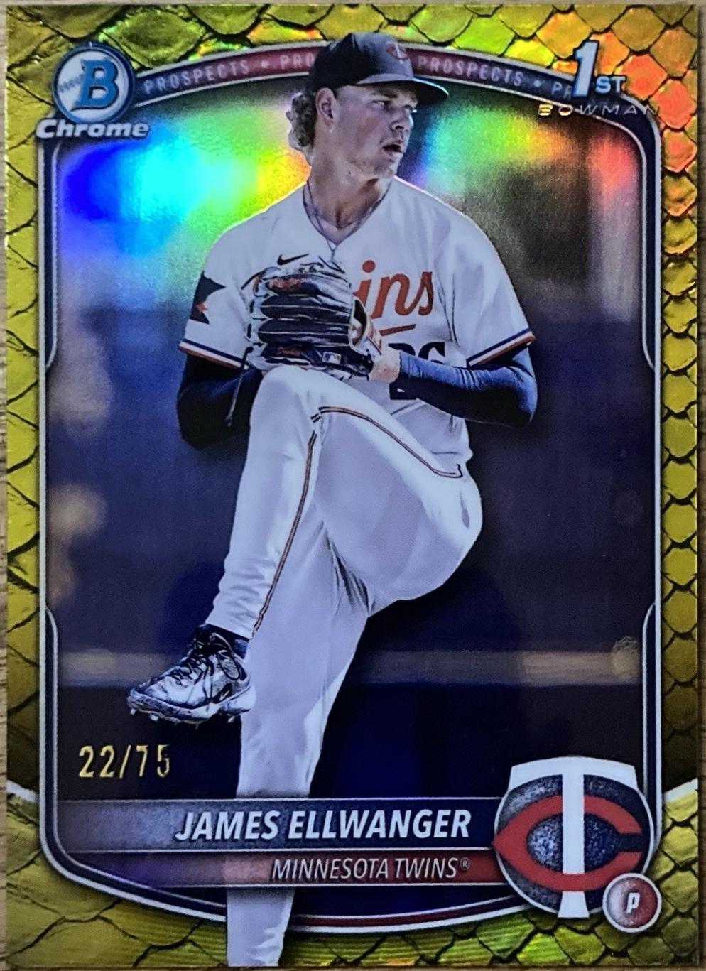 James Ellwanger [Yellow Reptilian Refractor] #BDC-164