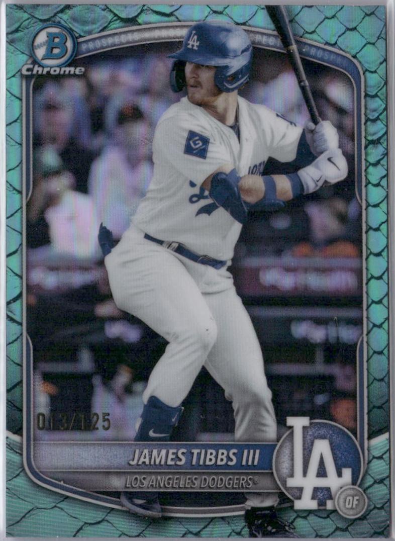 James Tibbs III [Aqua Reptilian Refractor] #BDC-74