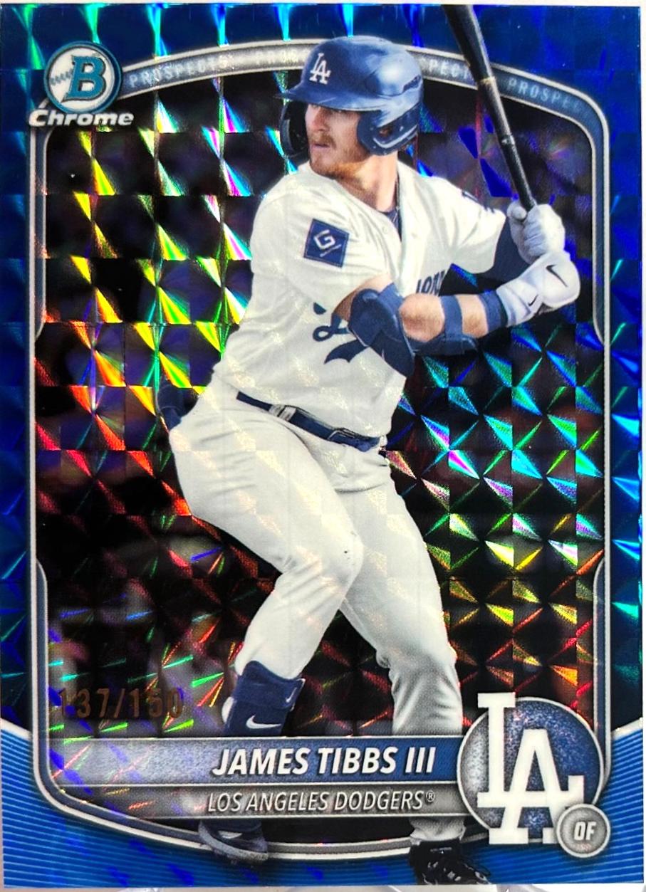 James Tibbs III [Blue Refractor] #BDC-74