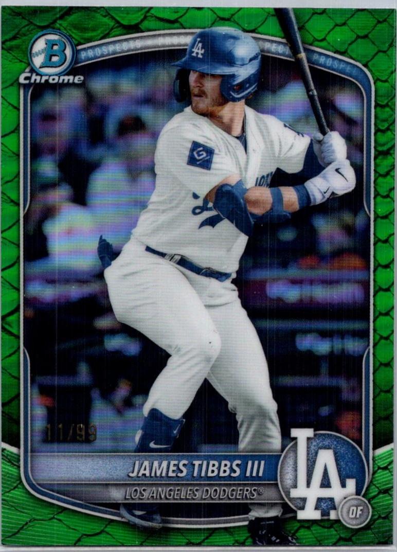 James Tibbs III [Green Reptilian Refractor] #BDC-74