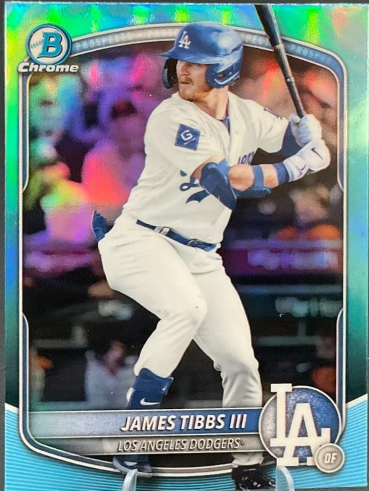 James Tibbs III [Sky Blue Refractor] #BDC-74
