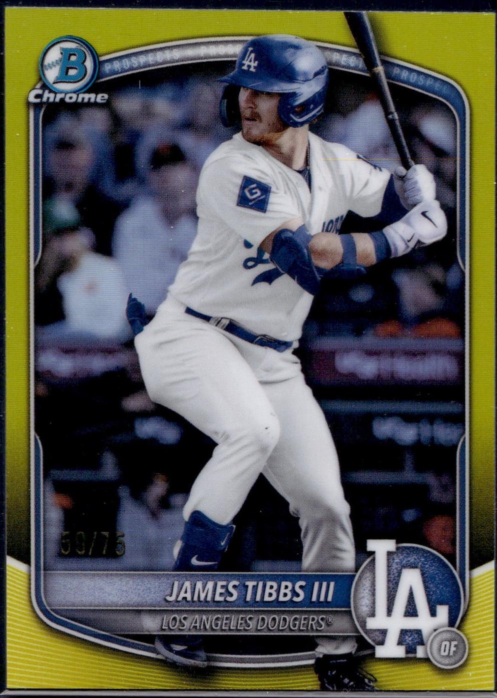 James Tibbs III [Yellow Refractor] #BDC-74