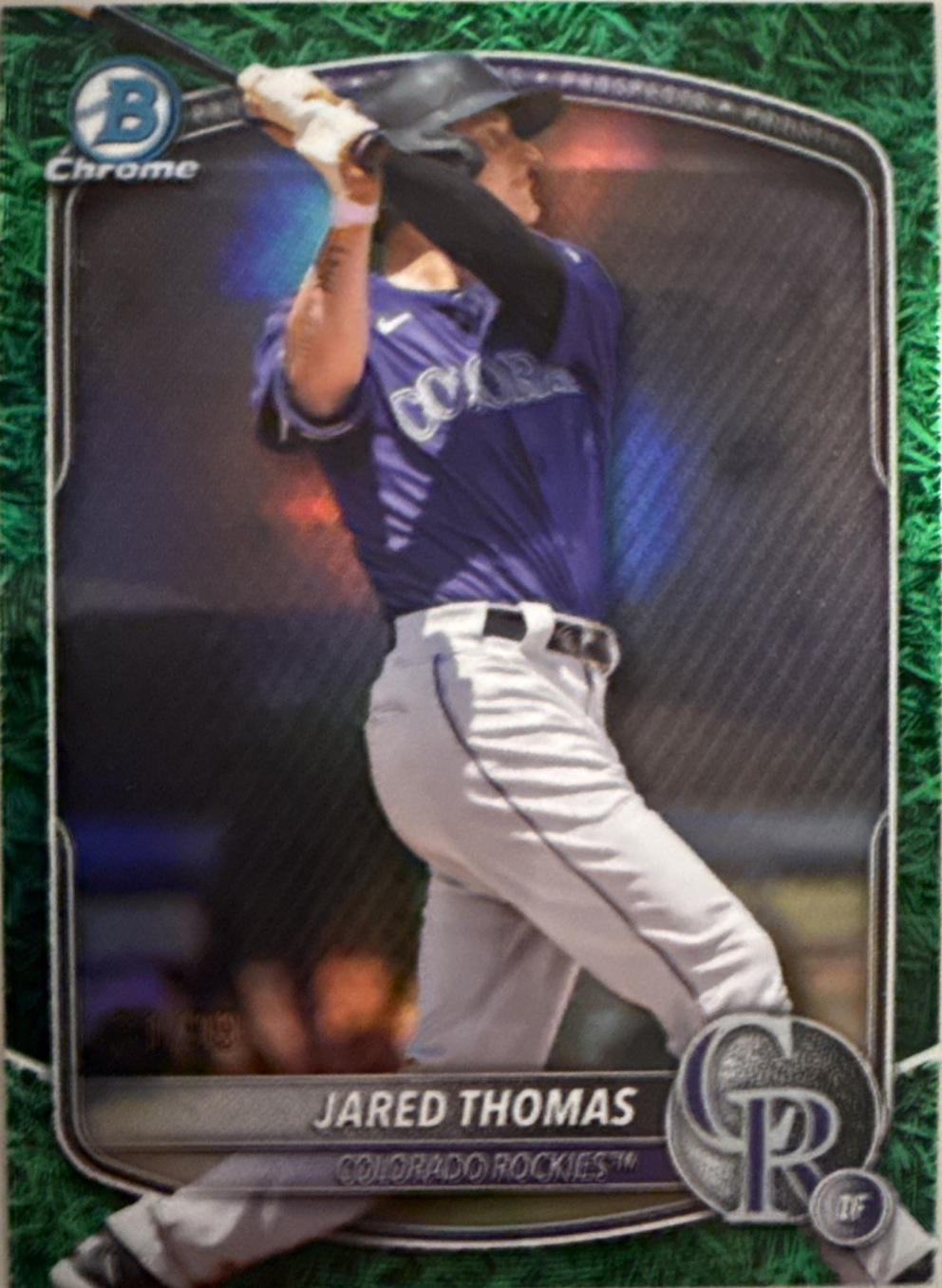 Jared Thomas [Green Grass Refractor] #BDC-147