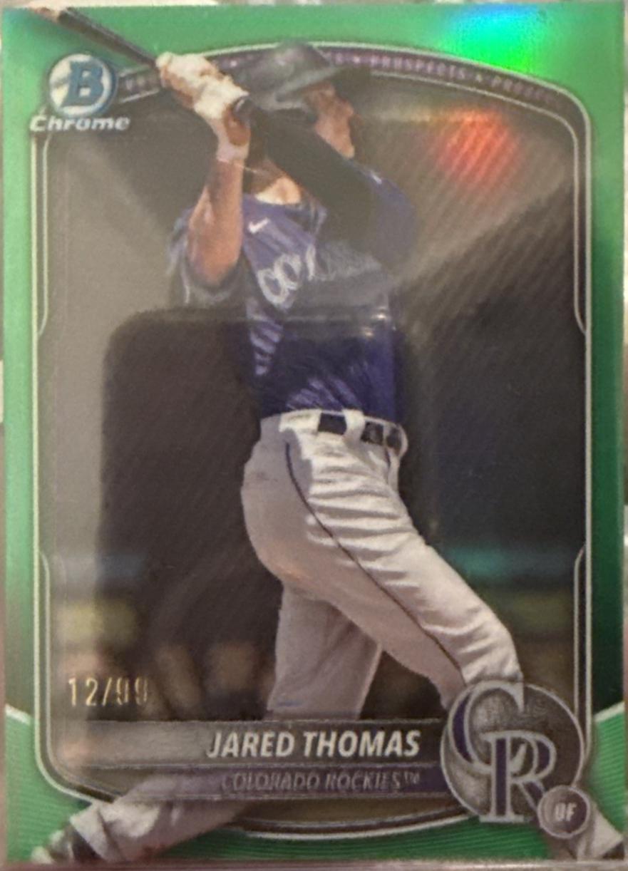Jared Thomas [Green Refractor] #BDC-147
