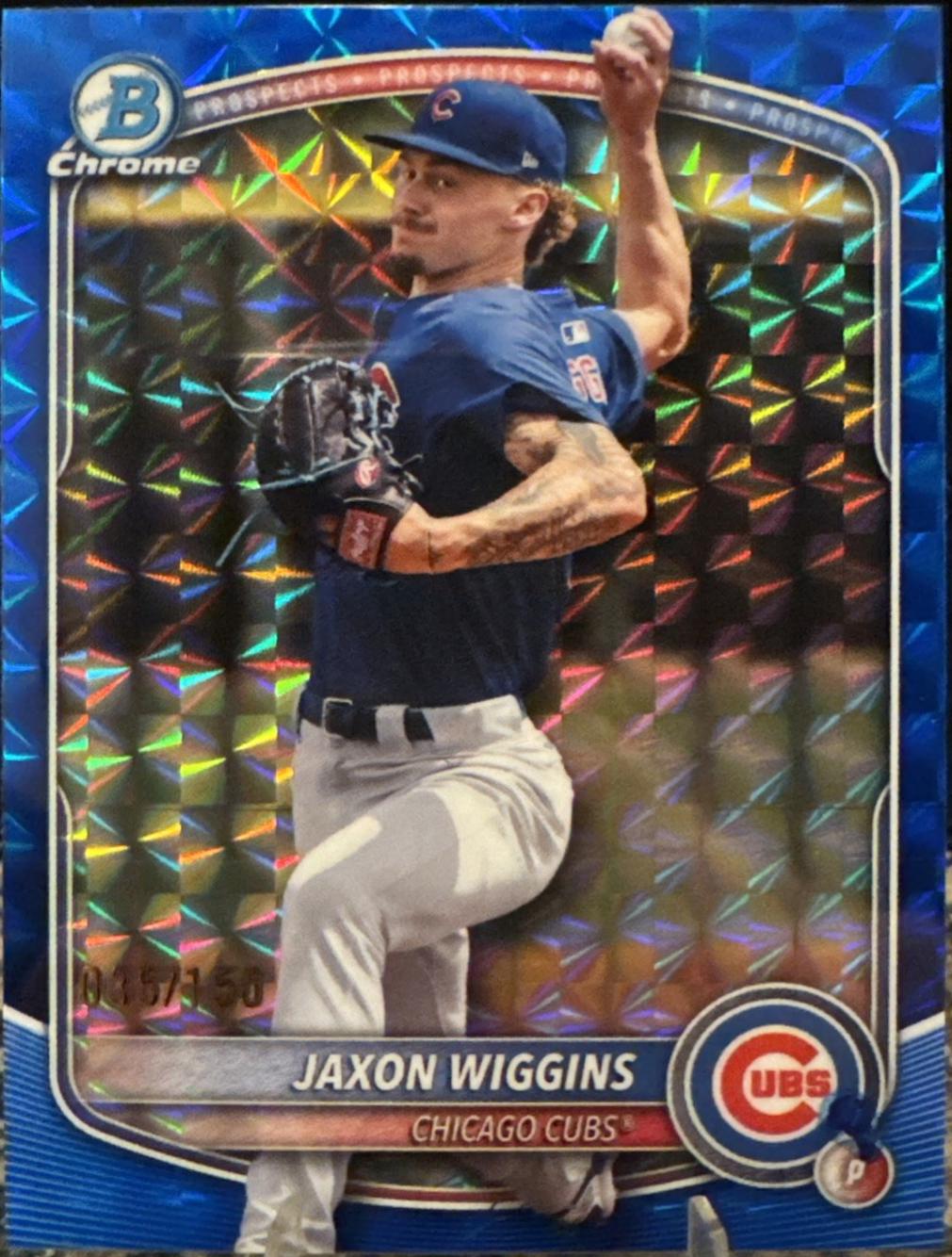 Jaxon Wiggins [Blue Geometric] #BDC-173