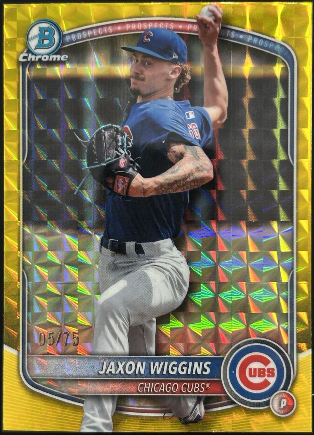 Jaxon Wiggins [Yellow Geometric] #BDC-173