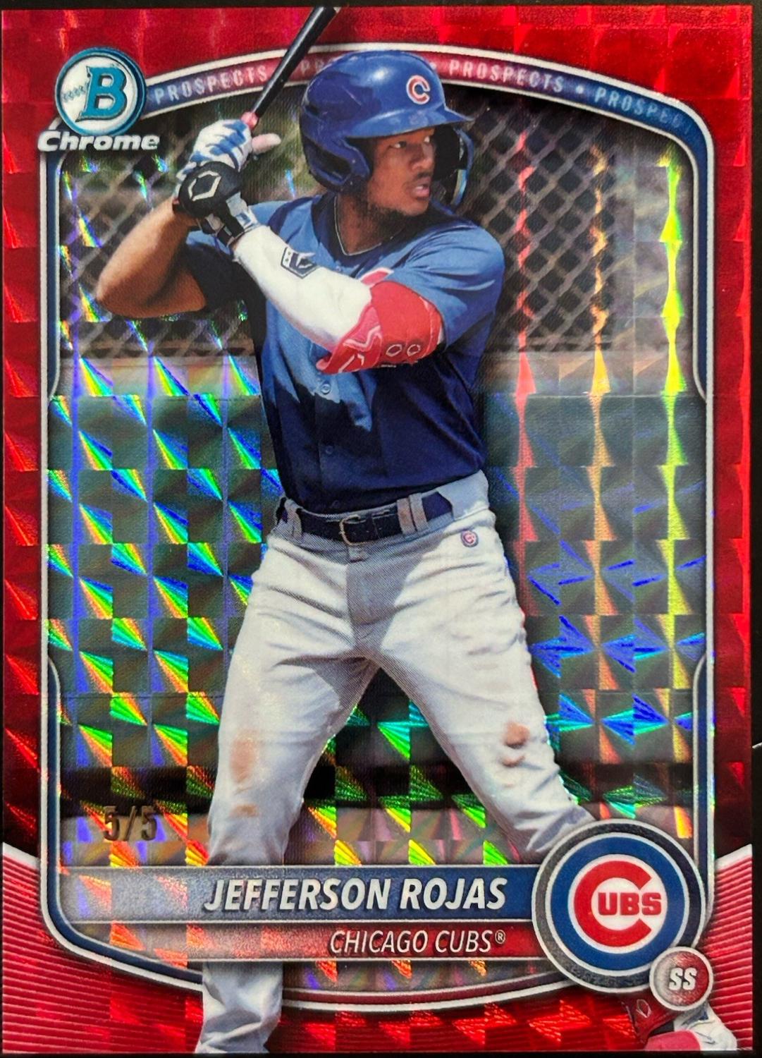 Jefferson Rojas [Red Geometric] #BDC-75