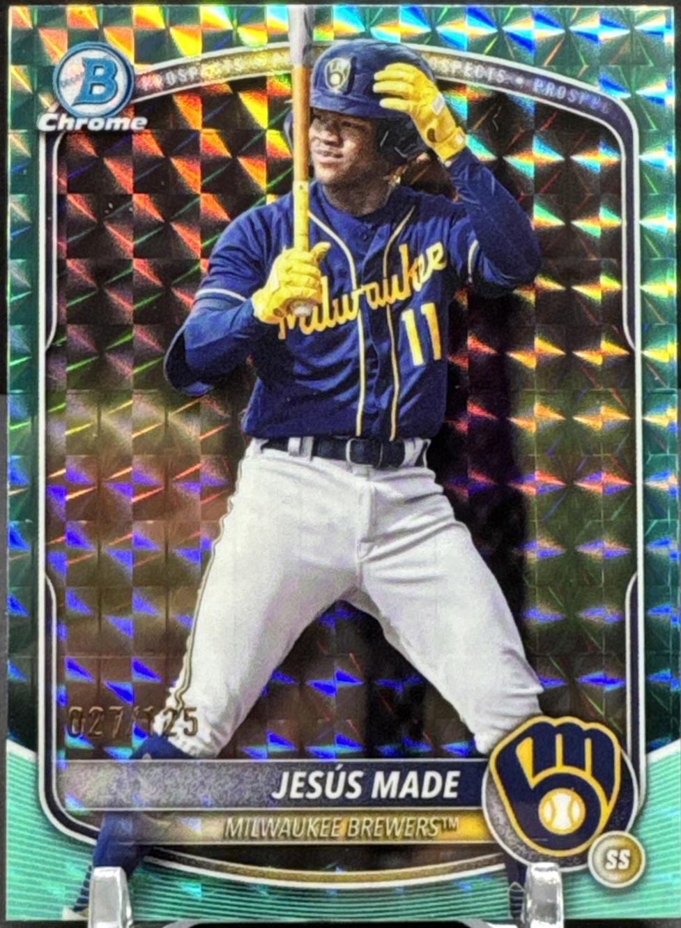Jesus Made [Aqua Reptilian Refractor] #BDC-196