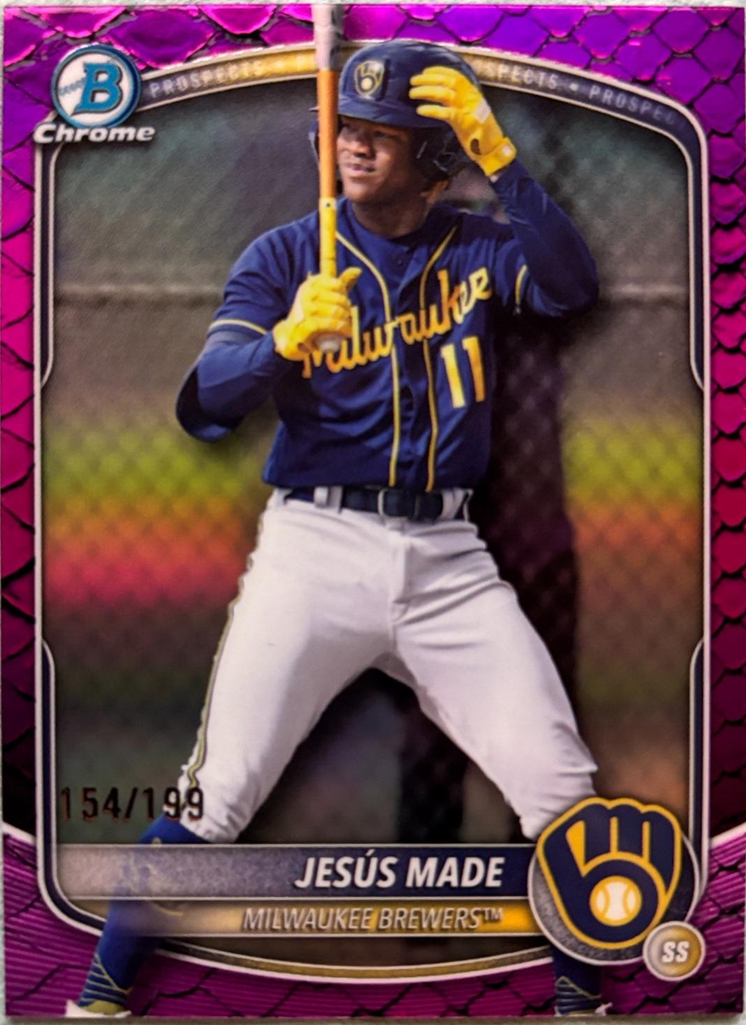 Jesus Made [Fuchsia Reptilian Refractor] #BDC-196