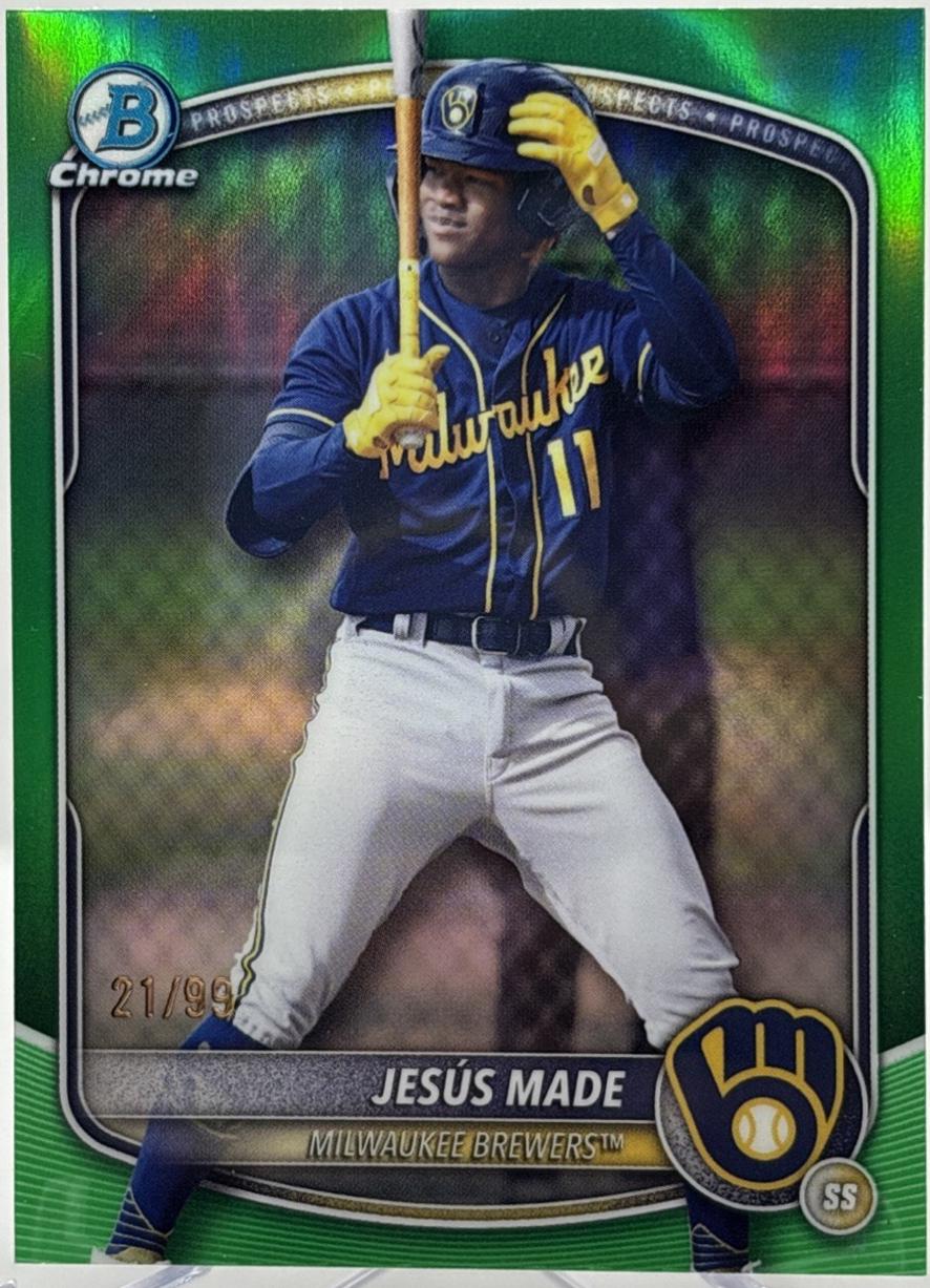 Jesus Made [Green Refractor] #BDC-196