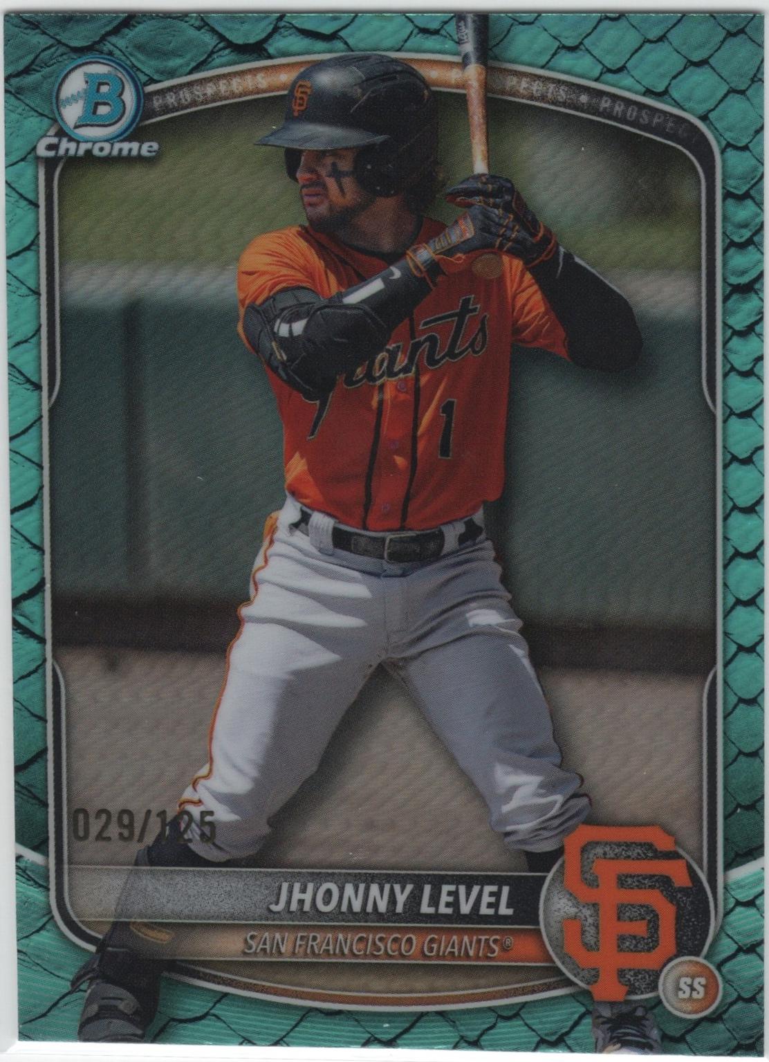 Jhonny Level [Aqua Reptilian Refractor] #BDC-55