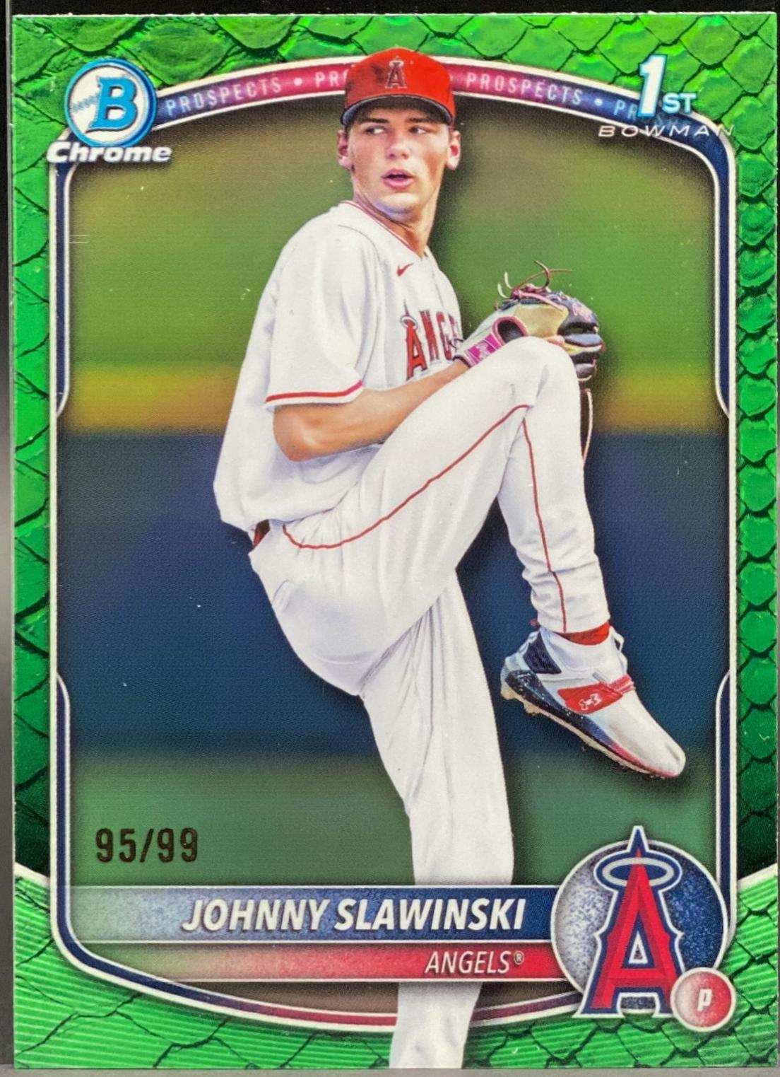 Johnny Slawinski [Green Reptilian Refractor] #BDC-153