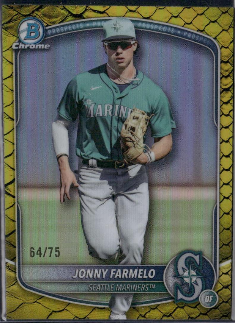Jonny Farmelo [Yellow Reptilian Refractor] #BDC-163