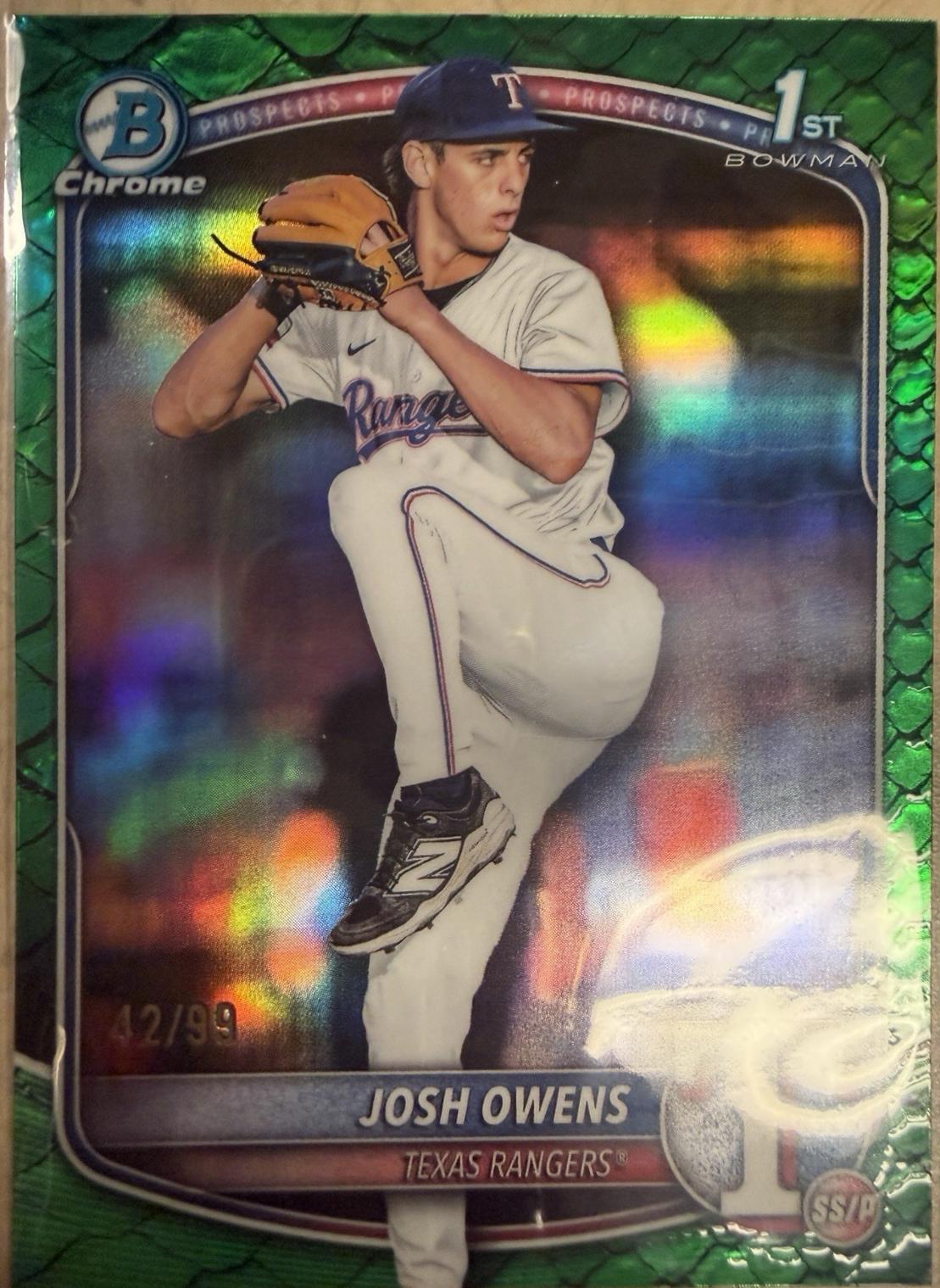 Josh Owens [Green Refractor] #BDC-119