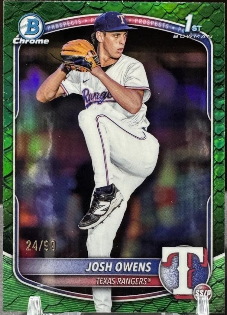 Josh Owens [Green Reptilian Refractor] #BDC-119