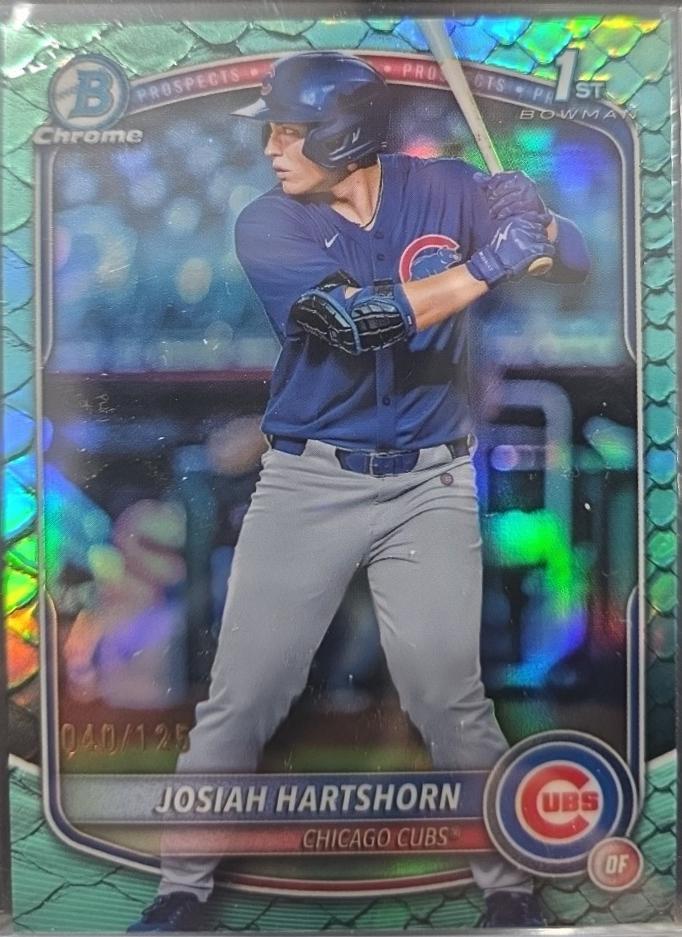 Josiah Hartshorn [Aqua Reptilian Refractor] #BDC-21
