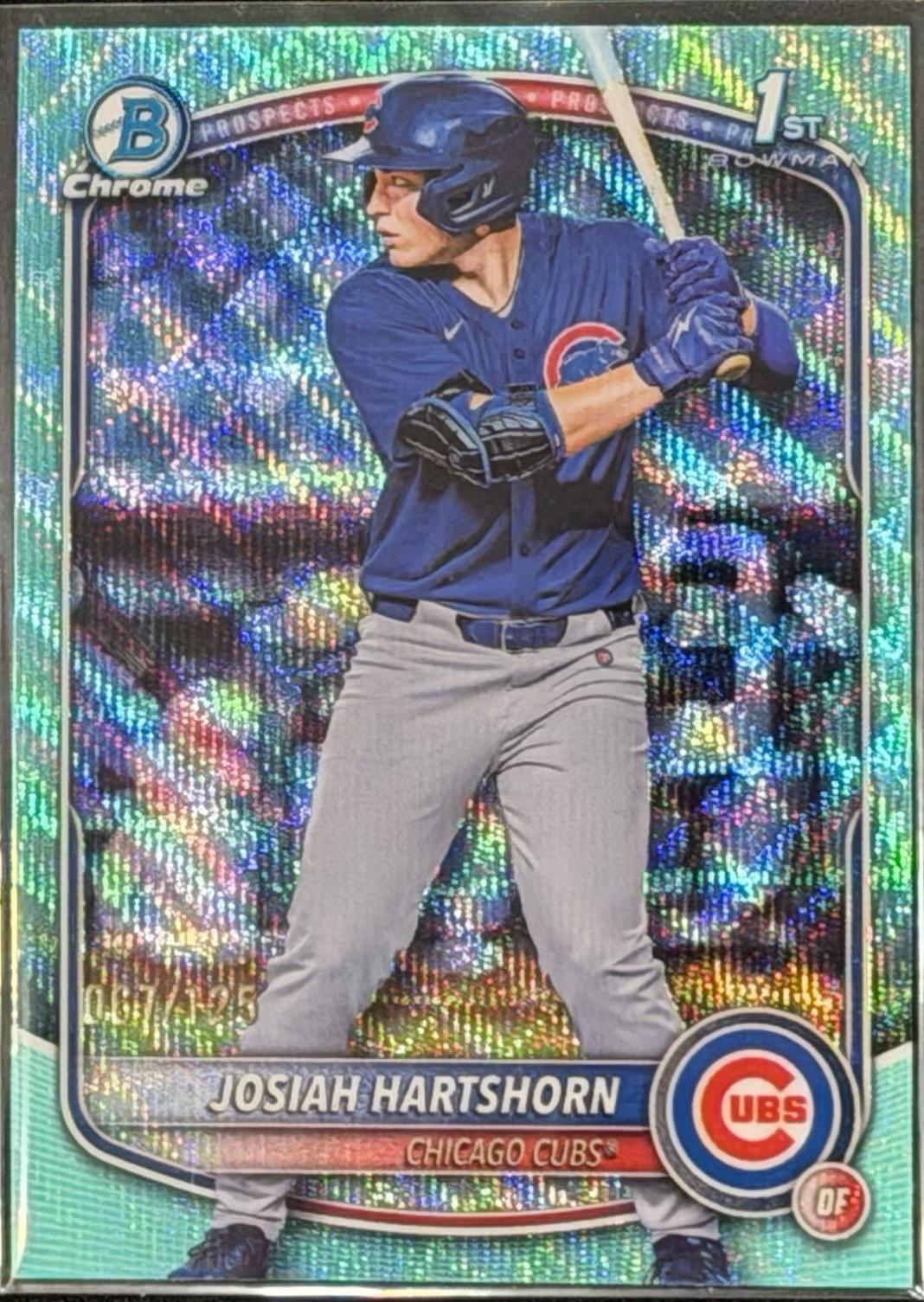 Josiah Hartshorn [Aqua Wave Refractor] #BDC-21
