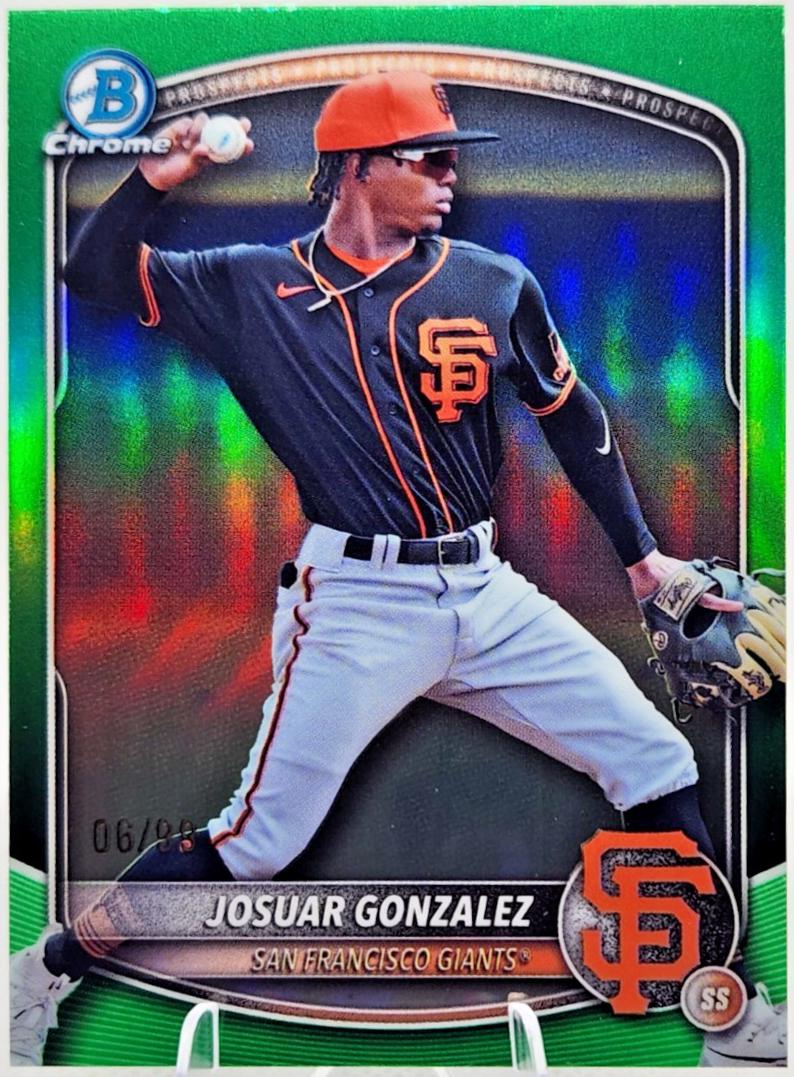 Josuar Gonzalez [Green Refractor] #BDC-182