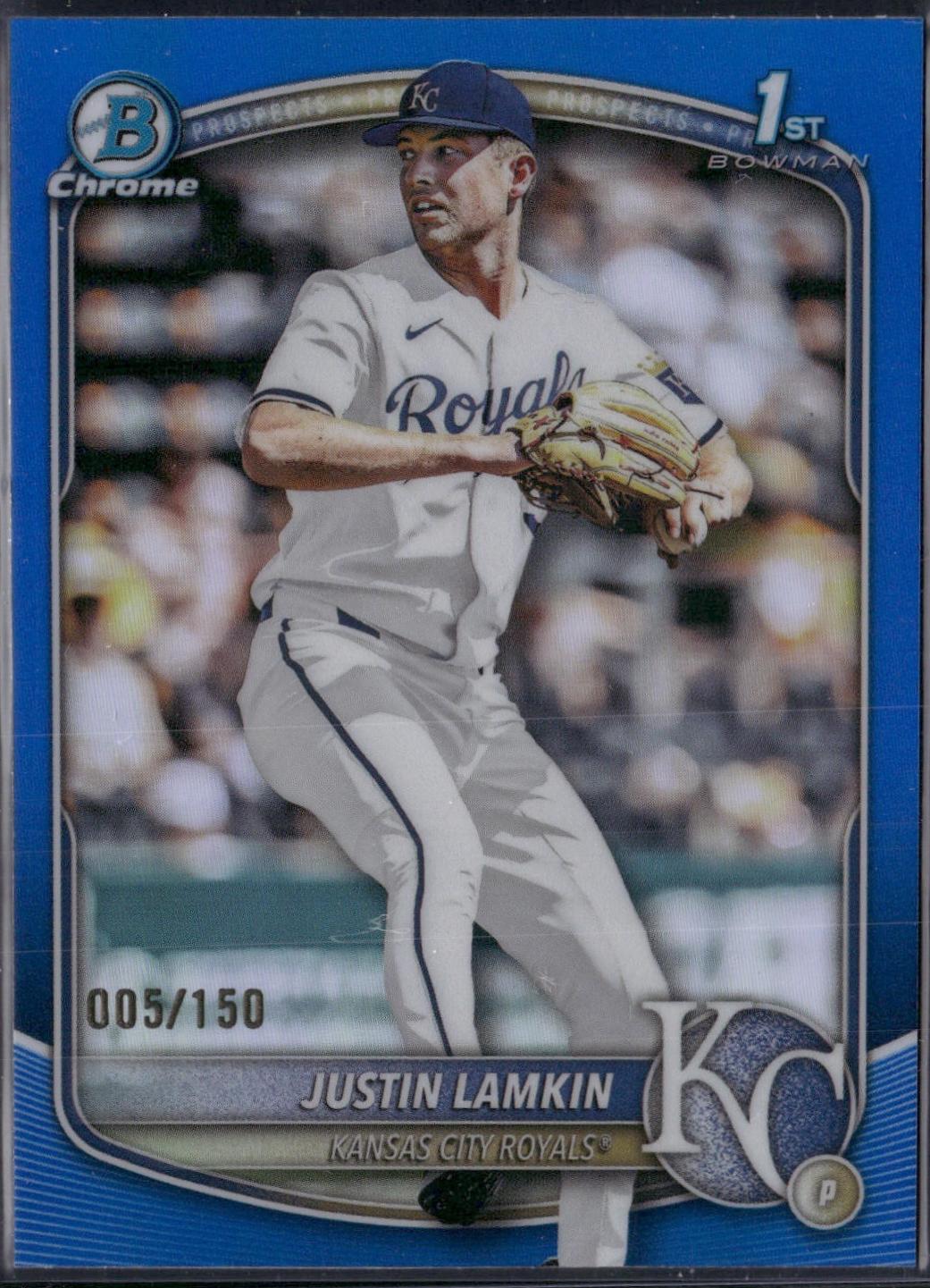 Justin Lamkin [Blue Refractor] #BDC-62