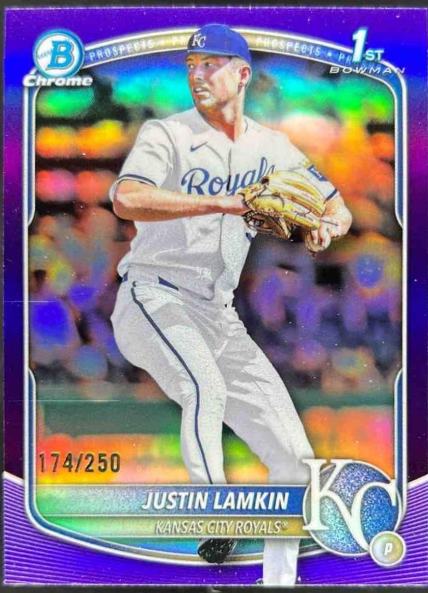 Justin Lamkin [Purple Refractor] #BDC-62