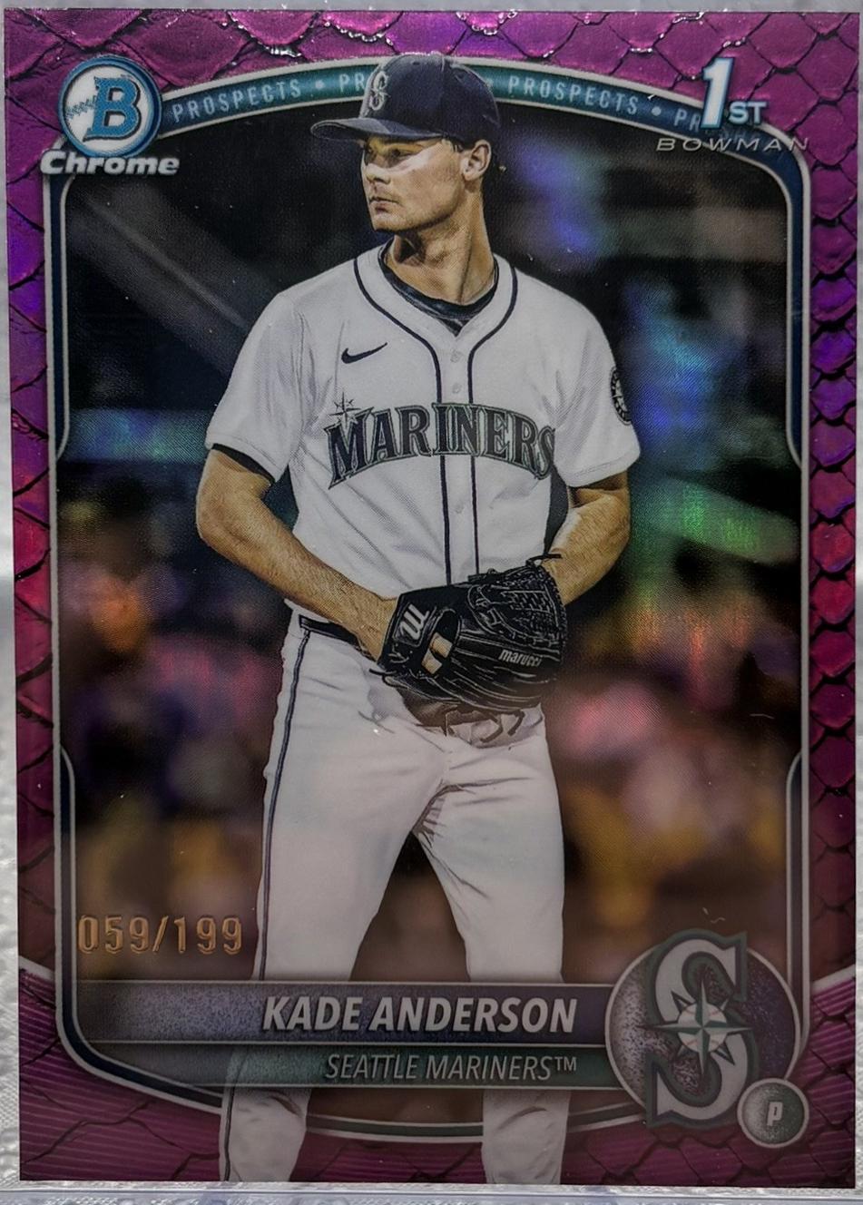 Kade Anderson [Fuchsia Reptilian Refractor] #BDC-3