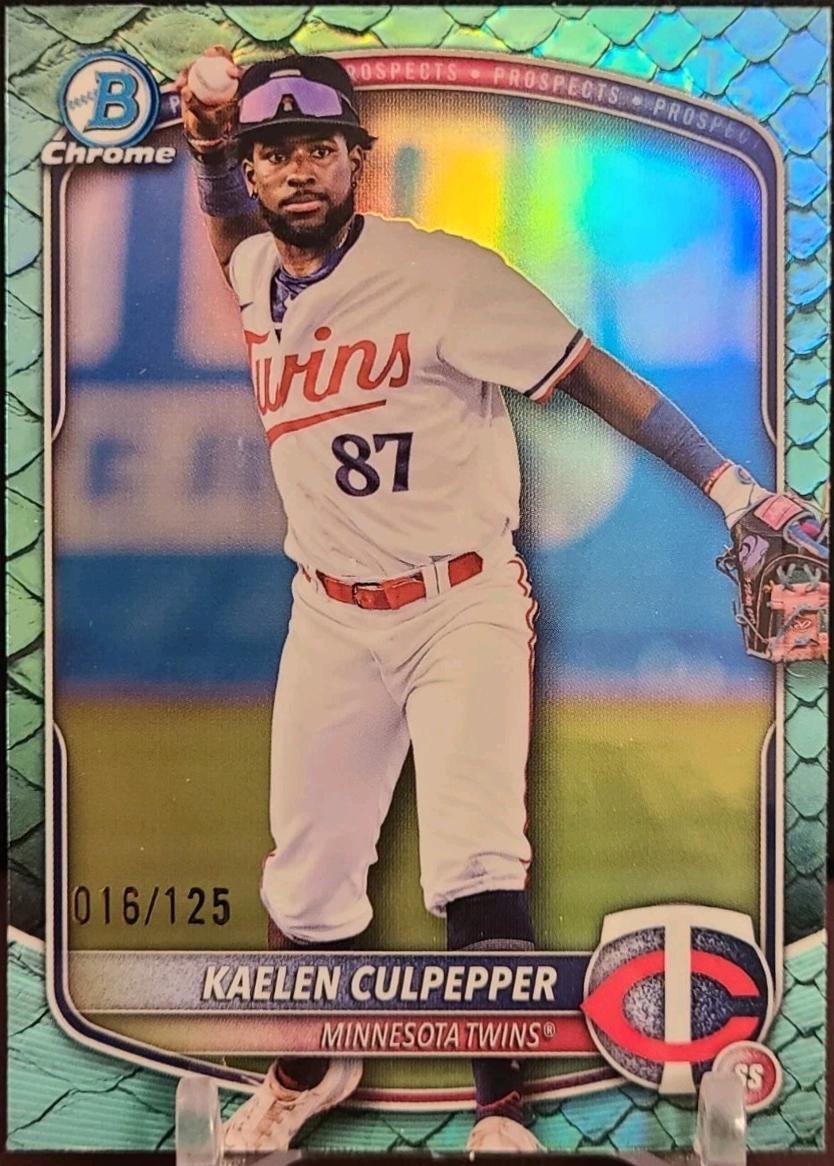 Kaelen Culpepper [Aqua Reptilian Refractor] #BDC-120