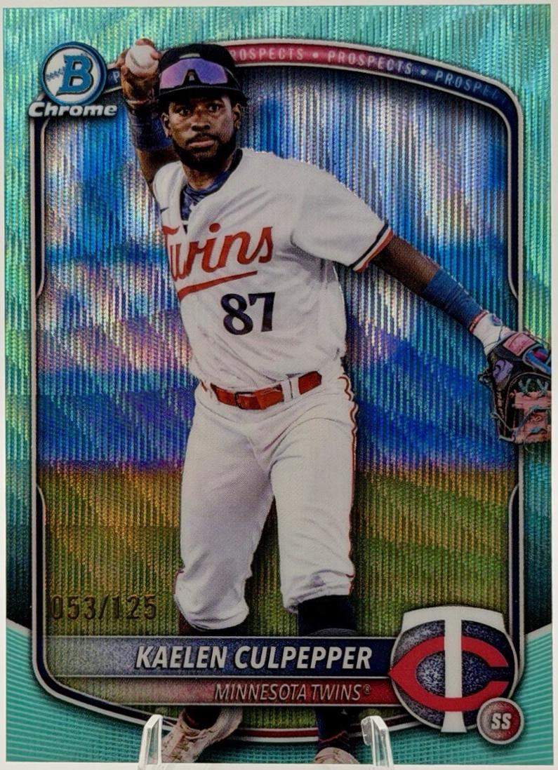 Kaelen Culpepper [Aqua Wave Refractor] #BDC-120