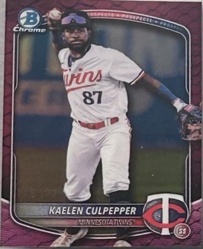 Kaelen Culpepper [Fuchsia Reptilian Refractor] #BDC-120