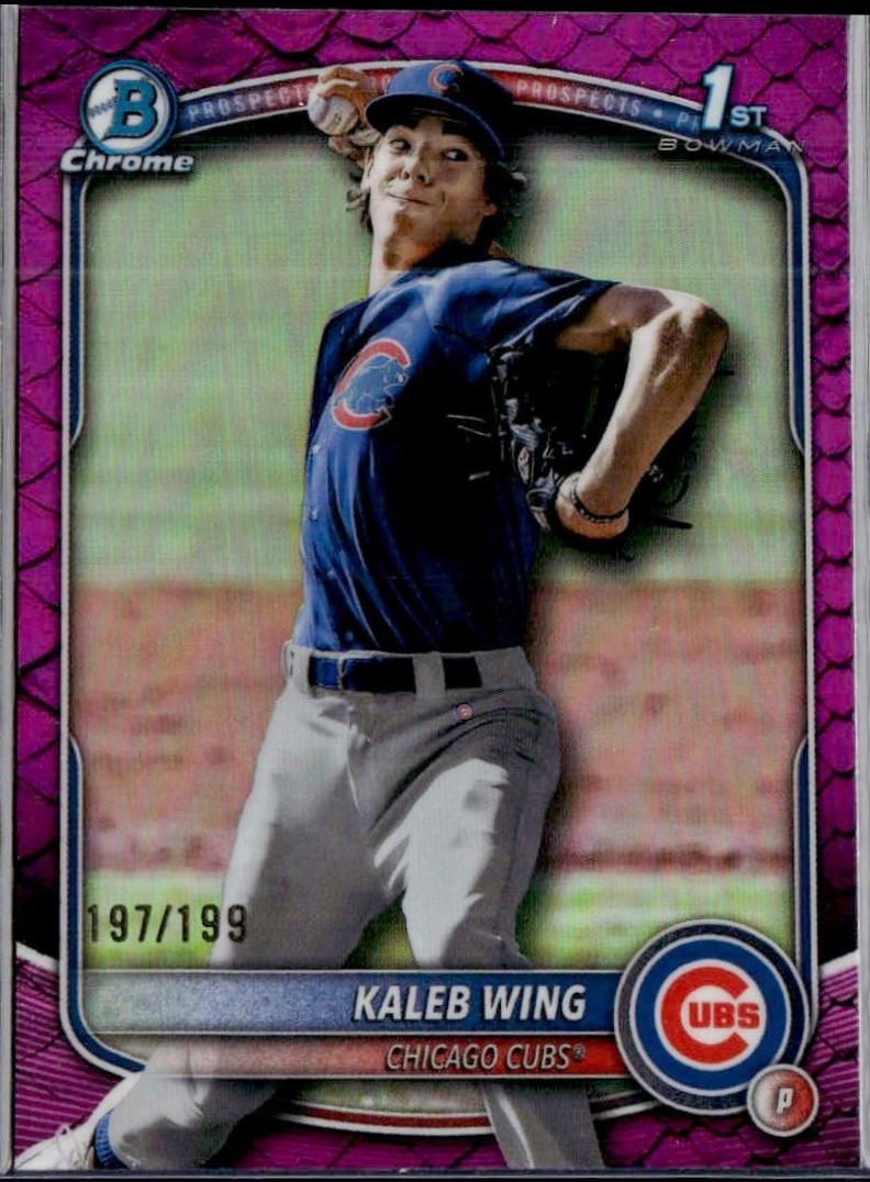 Kaleb Wing [Fuchsia Reptilian Refractor] #BDC-131