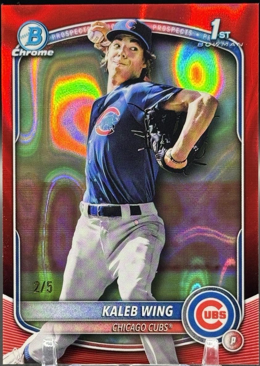Kaleb Wing [Red Lava Refractor] #BDC-131