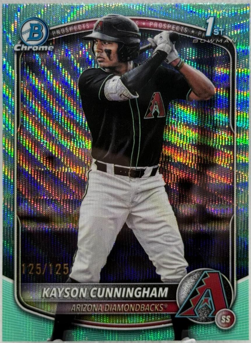 Kayson Cunningham [Aqua Wave Refractor] #BDC-84