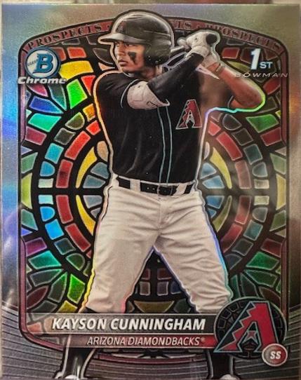 Kayson Cunningham [Etched in Glass Variation] #BDC-84