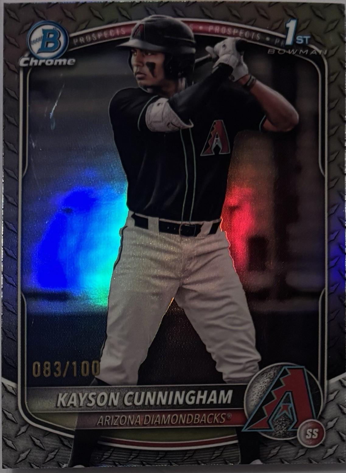 Kayson Cunningham [Steel Metal Refractor] #BDC-84