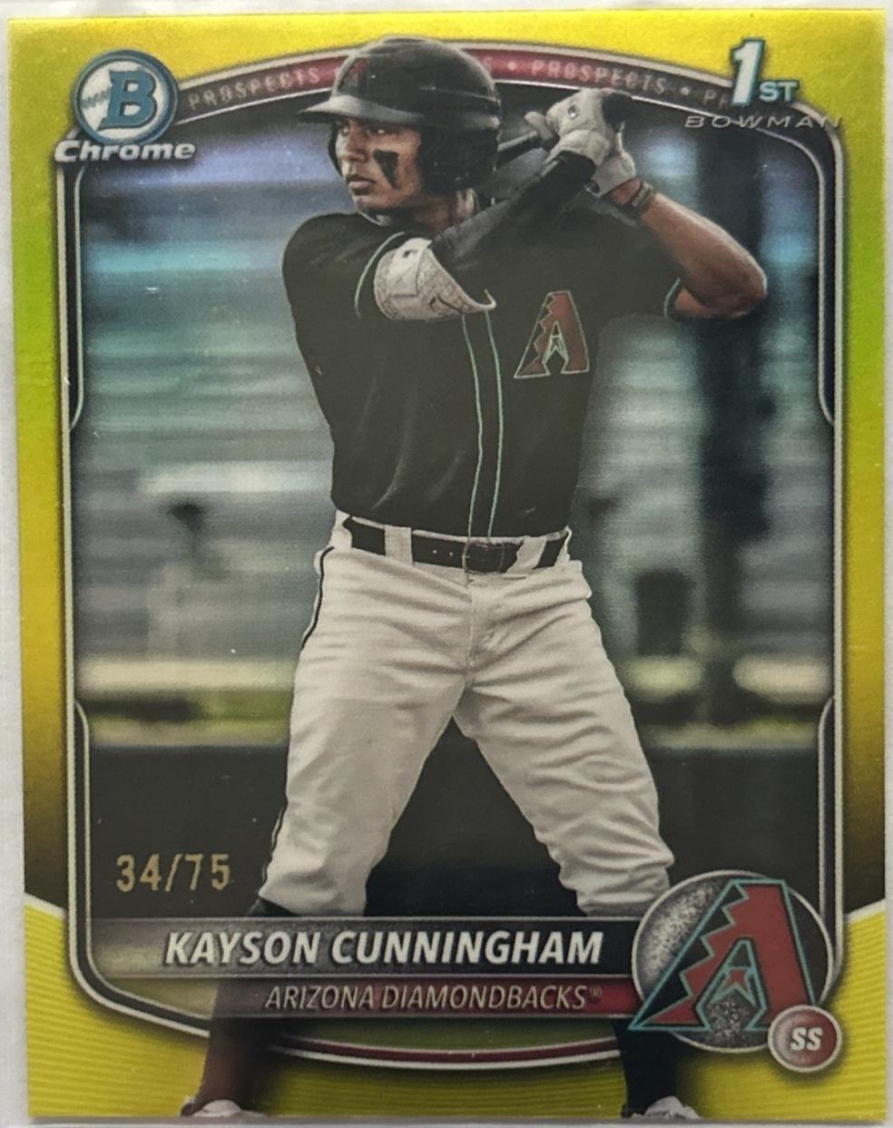 Kayson Cunningham [Yellow Refractor] #BDC-84