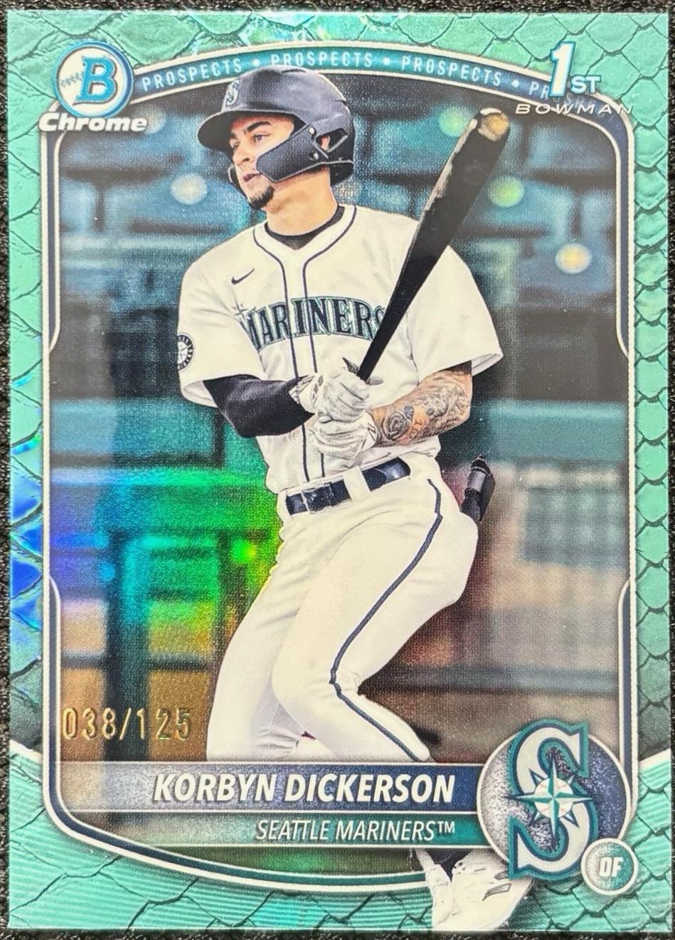 Korbyn Dickerson [Aqua Reptilian Refractor] #BDC-69