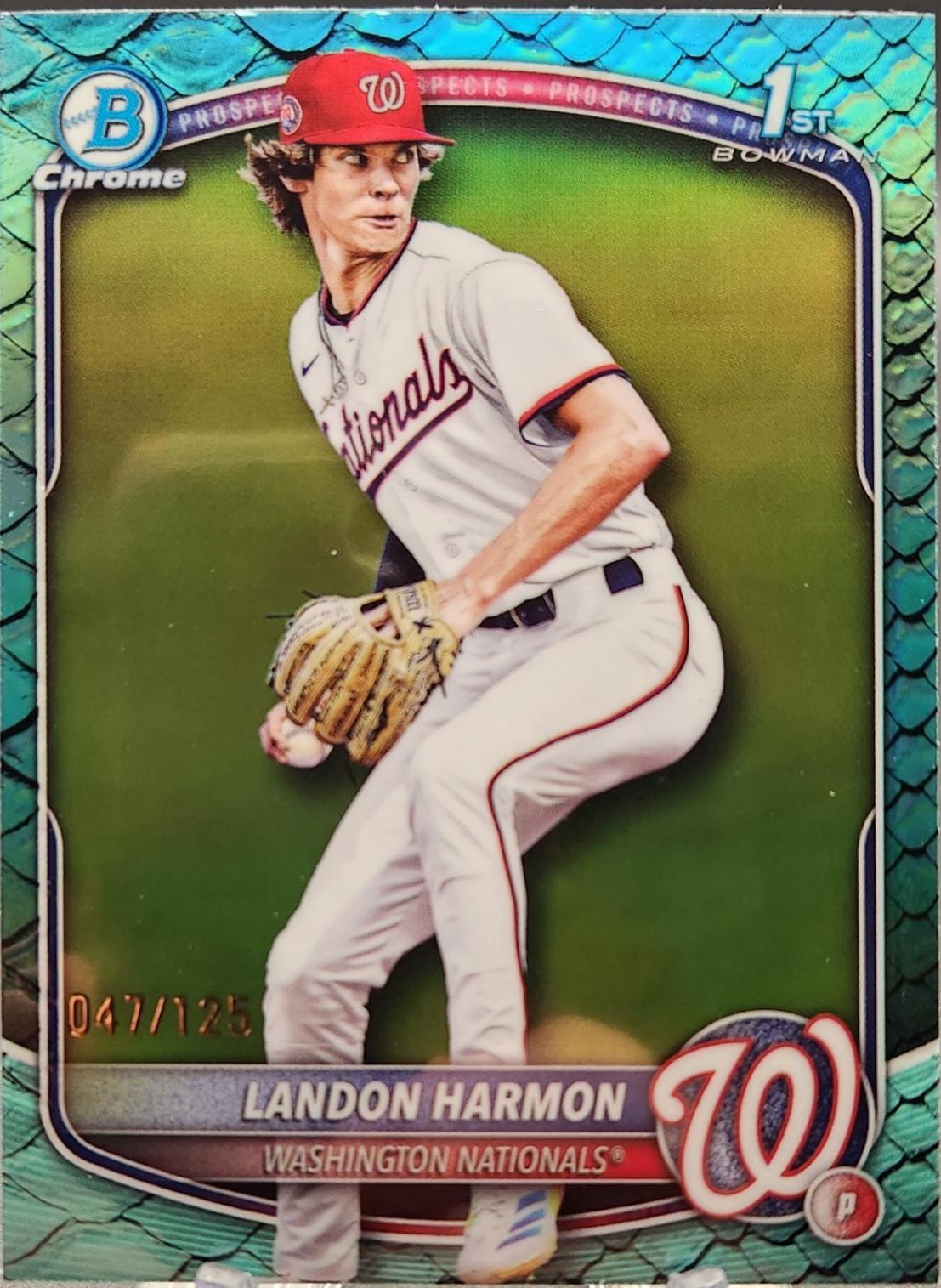 Landon Harmon [Aqua Reptilian Refractor] #BDC-44