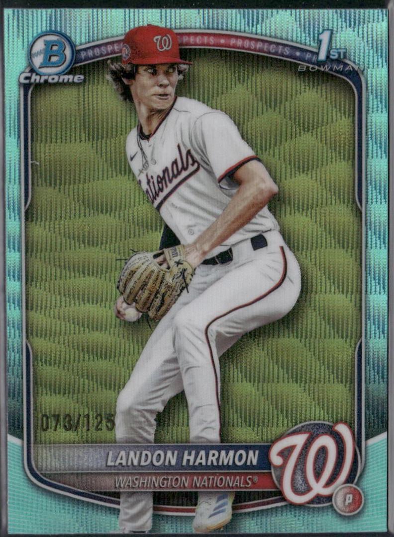 Landon Harmon [Aqua Wave Refractor] #BDC-44