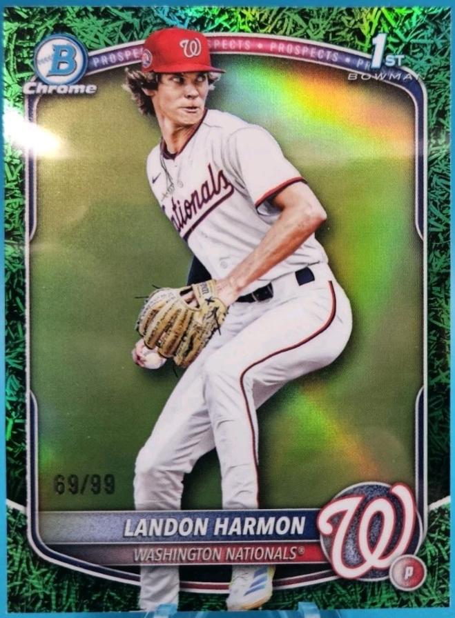 Landon Harmon [Green Grass Refractor] #BDC-44